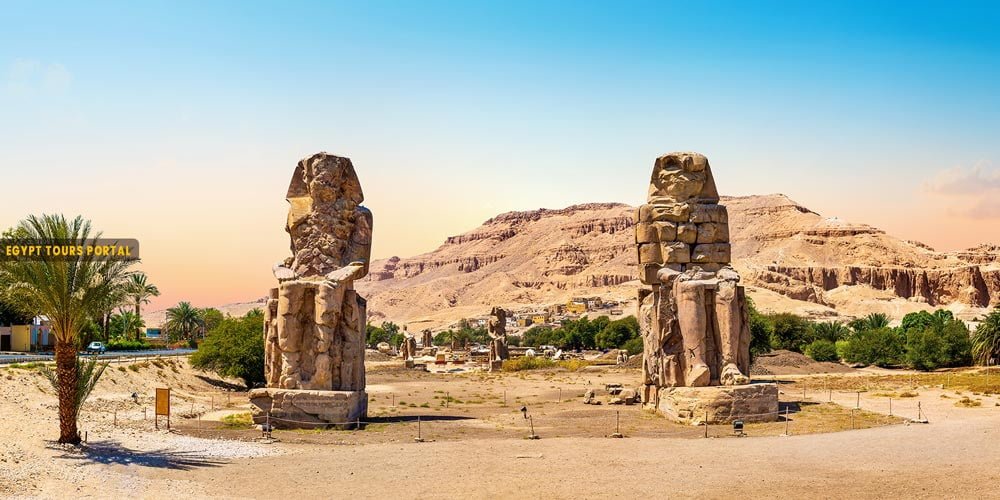 Description of Colossi of Memnon Egypt Tours Portal